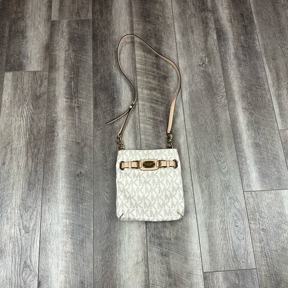 MICHAEL Michael Kors Handbags - Michael Kors Cream‎ Print Satchel